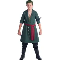 MOM Roronoa Zoro One Piece Kids Costume Vert 10-12 Years