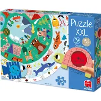 Jumbo puzzle Animaux XXL Junior carton 27 pièces