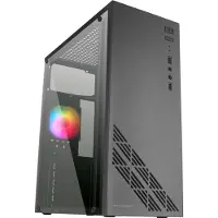Mars Gaming Mc100 Frgb Crystal Boîtier tour PC Noir Noir One Size