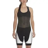 Giro Femmes, Pantalon de cyclisme, Short pour femme avec un insert Chrono Expert Support Bavoir L ( Studio 1) (DWZ) (L), Blanc