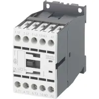 Eaton Contacteur DILM,3kW,110VAC,3 pôles,3 contacts à ouverture