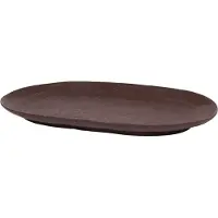 Broste Copenhagen Assiette de forme marron - W29,5XL18,5XH2,5CM