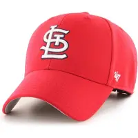 47 Brand Casquette ajustable rouge des Cardinals de St. Louis, 6 panneaux MVP