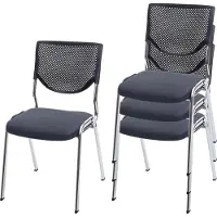 MCW Chaise visiteur H401 Empilable (lot de 4)