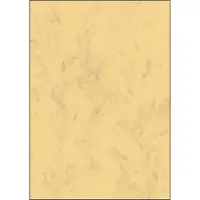 Sigel papier Mamor, DIN A4, 200 g/m², 50 feuilles, FSC Mix Credit, marron sable