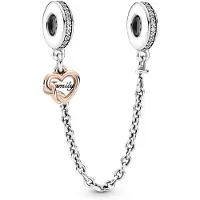 Pandora Charm, (Argent Sterling, Or rose 14 carats)