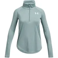 Under Armour Tech Graphic Half Zip Sweatshirt Vert 14-16 Years Filles