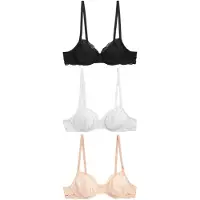 Next Soutien-gorge poudre / noir / blanc