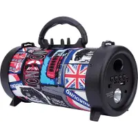 Manhattan 165334 Bluetooth Lautsprecher + Tragegriff England