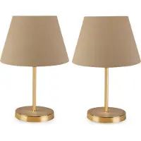 Opviq , AYD - 2338, lampes de table, marron, PVC, 22 x 22 x 37 cm