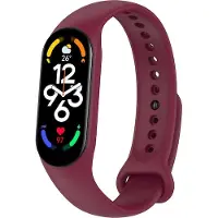 Screen Guard Professional Bracelet de remplacement Xiaomi Smart Band 7 Silicone Strap (Silicone), Sangles de montre, Rouge