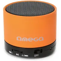 Omega OG47O enceinte portable Enceinte portable stéréo Noir, orange (5 h), Enceinte Bluetooth, Noir, Orange