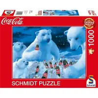 Schmidt Coca Cola - Ours polaires - Puzzle de 1000 pièces