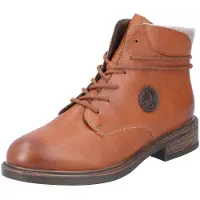 Rieker Bottines à lacets cognac