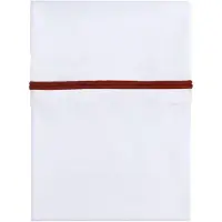 Babys Only Drap lit bébé ruban tricoté brique/blanc