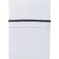 Babys Only Drap lit bébé ruban tricoté anthracite/blanc