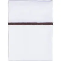 Babys Only Drap berceau ruban tricoté cacao/blanc