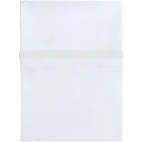 Babys Only Drap berceau ruban tissé blanc