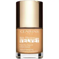 Clarins Illusion de peau Velvet Fond de teint liquide au fini mat et à l'effet nourrissant, couleur 112,5W 30 ml