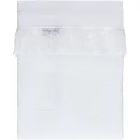 Babys Only Drap berceau Calm blanc - avec volant