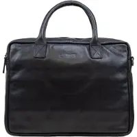 Dstrct State Street Working Bag Clean Laptoptas 15,6" Black (15.60"), Sac pour notebook, Noir