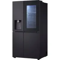 LG GSXE90EVAD Side-by-Side 628 L InstaView Eis-, Crushed Ice- und Wasserspender