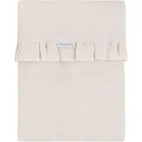 Babys Only Drap berceau Calm warm linen - avec ruffle