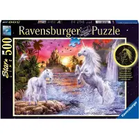 Ravensburger 500 pièces Puzzle Star Line s'allume Licornes à la rivière 14873