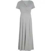 Babys Only Robe de maternité Glow dusty grey - L/XL - Avec fonction d'alimentation
