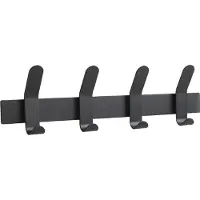 Zone Porte-Manteau Zone Denmark A-Collection Noir (4-Pieces)