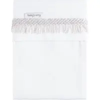 Babys Only Drap berceau ruban tissé Happiness urban taupe/ecru