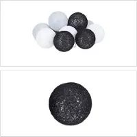 Relaxdays Guirlande lumineuse LED avec 10 boules