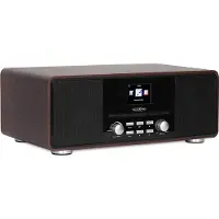 Reflexion HRA19INT wood / Design Internet-Radio mit UKW/DAB+/DAB, Bluetooth, MP3/CD, AUX-IN