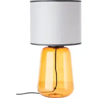 Brilliant Lampe de table Hydra jaune avec du gris