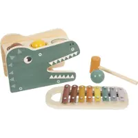 Small Foot company - Banc à marteler avec xylophone Safari - LEGLER
