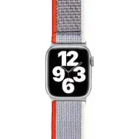 BigBen Interactive Bracelet Apple Watch 38-40-41mm Trail 138 à 205mm Gris et Rouge Bigben