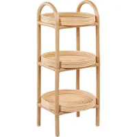 Beliani Table D'appoint Troolie Rotin Naturel