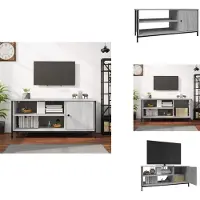 vidaXL Armoire TV Gris Sonoma 100x40x45 cm Bois composite - Meuble TV