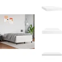 vidaXL Matelas à ressorts ensachés Blanc 120x200x20 cm Similicuir - Matelas