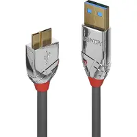 Lindy 36656 câble USB USB 3.2 Gen 1 (3.1 Gen 1) 0,5 m USB A Micro-USB B Gris