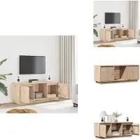 vidaXL Armoire TV 110,5x35x44 cm Pin massif - Meuble TV