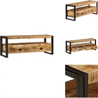 vidaXL Armoire TV 120 x 35 x 45 cm Manguier massif - Meuble TV