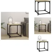 vidaXL Table d'appoint chêne Sonoma 40x40x40 cm Bois composite - Tables basses