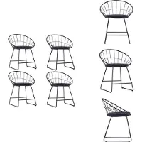 vidaXL Chaises de salle à manger avec sièges en similicuir 4 pcs. noir acier - Chaises de salle à manger