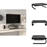 vidaXL Support d'écran noir 37x28x11,5 cm - Meuble TV