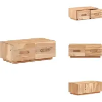 vidaXL Table basse 90 x 50 x 35 cm Bois massif recyclé - Tables basses