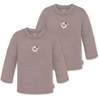 Normani T-Shirt 'Taupo' beige / émeraude / rose chiné / blanc