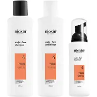 Nioxin System 4 Coffret Fidélité Épaississant Cuir Chevelu et Cheveux pour Cheveux Colorés, Secs et Abîmés, Amincissement Avancé