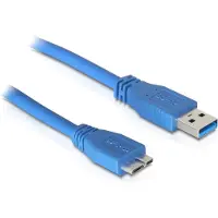 DeLOCK 83502 Câble USB 5 m USB 3.2 Gen 1 (3.1 Gen 1) USB A Micro-USB B Bleu (83502)
