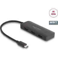 DeLOCK USB Type-C Splitter (DP Alt Mode) zu 3 x HDMI